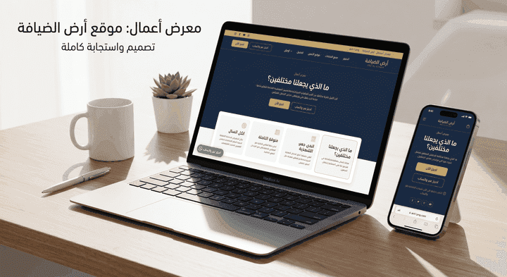 تصميم وتطوير موقع تفاعلي لشركة "أرض الضيافة" للخدمات المنزلية بقطر