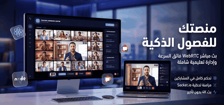 النظام المتكامل للفصول الافتراضية التفاعلية وإدارة البث المباشر